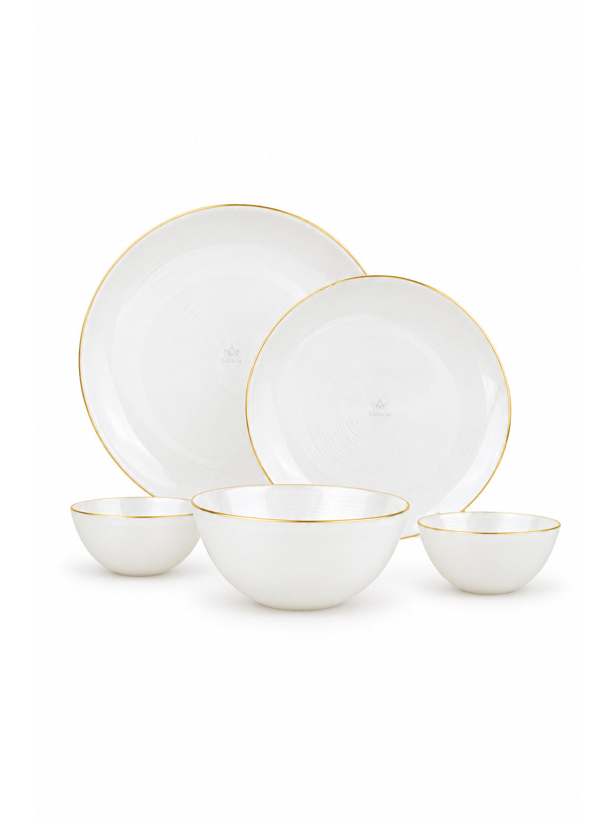 Crownline Real Gold Dinner Set 27 Pcs featuring an elegant design

