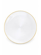 Crownline 27 Piece Real Gold Dinner Set product close-up

