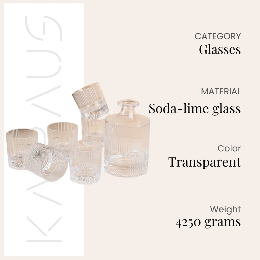 Stylish Decanter Glass Set

