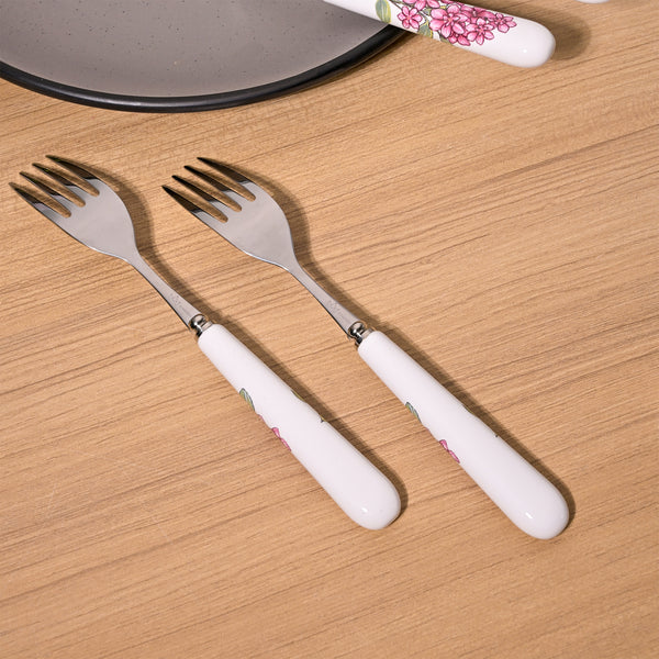 Lilac Charm Stainless Steel Forks (Set of 2)