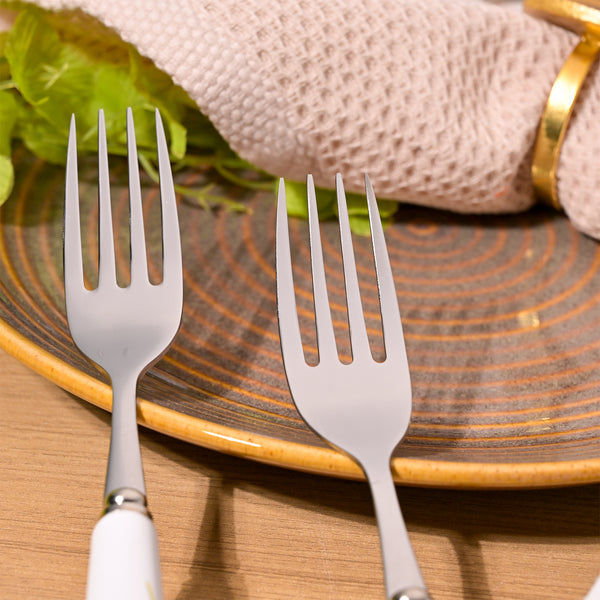 Elegant Lavender Print Cutlery (Set of 2)