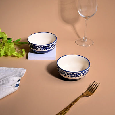 Timeless Blue Blossom Ceramic Bowl Sets
