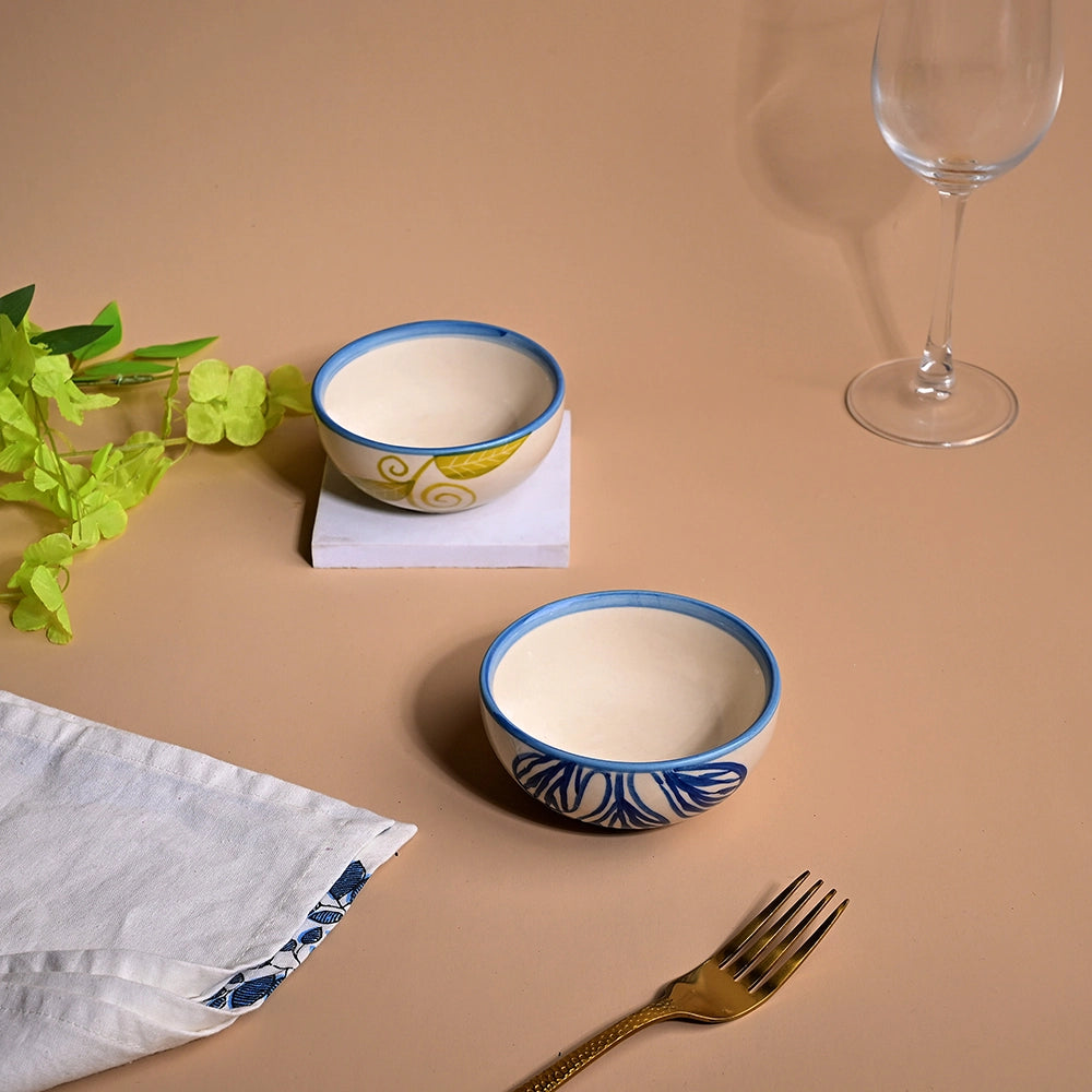 Exotic Blue Toned Ceramic Bowl Sets