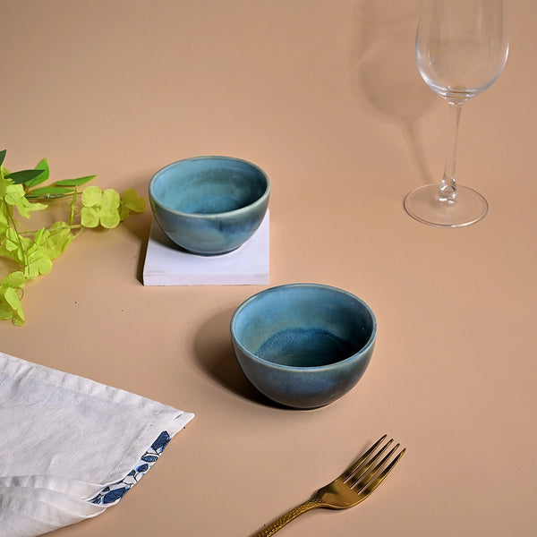 Eclectic Blue Snack Bowl (Set of 2)