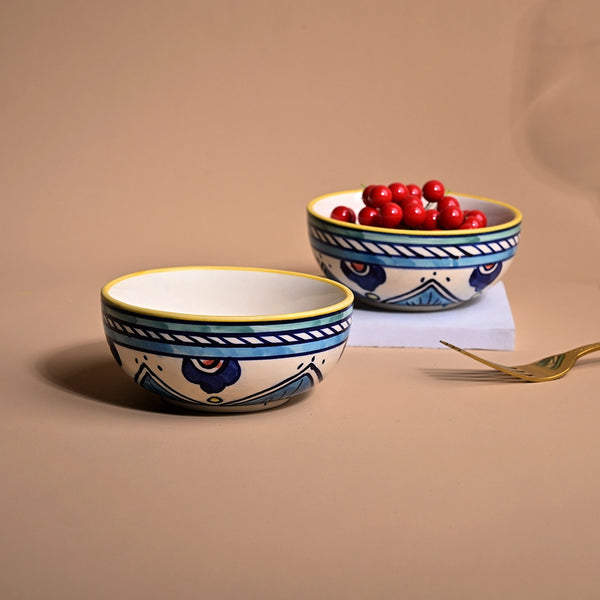 Handcrafted Ceramic Katori Bowl (Set of 2)