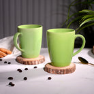Gorgeous Green Ceramic Coffee Mug Set of 2