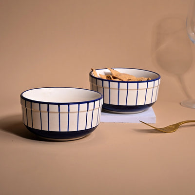 Exquisite Blue and White Ceramic Bowl Sets