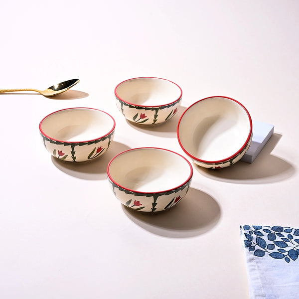 Premium Tropical Print Ceramic Bowl Sets