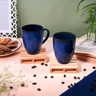 Charcoal Blue Ceramic Coffee Mug
