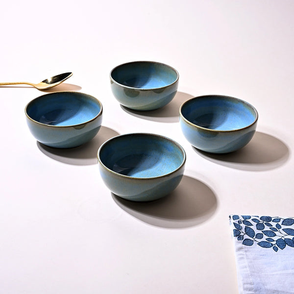 Mint Green Porcelain Serving Bowl Sets