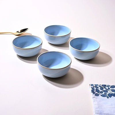 Artisan Blue Porcelain Bowl Sets