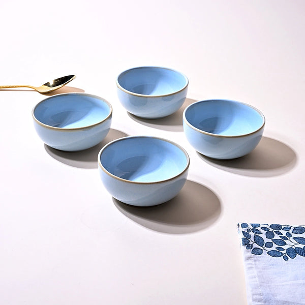 Artisan Blue Porcelain Bowl Sets