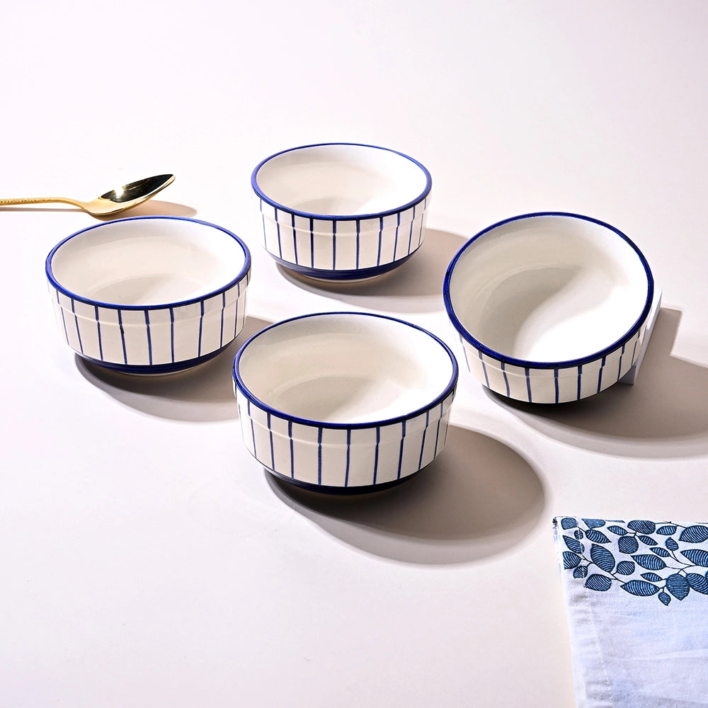 Exquisite Blue and White Ceramic Bowl Sets