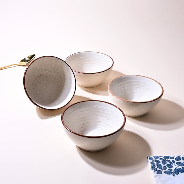 Enchanted Ivory Ceramic Bowl Sets