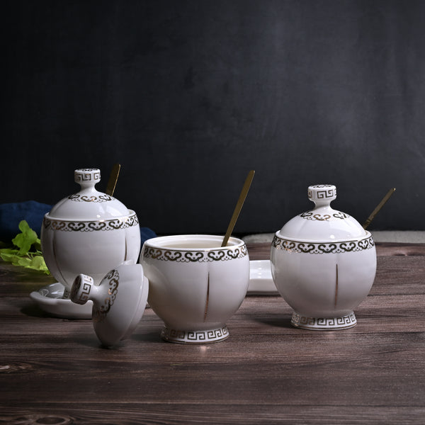Elegance Multi-Purpose Ceramic Condiment Set