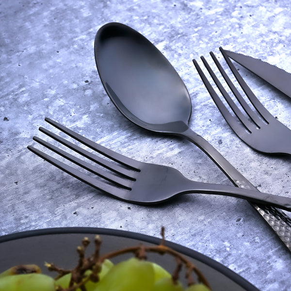 Midnight Silverware Cutlery Set