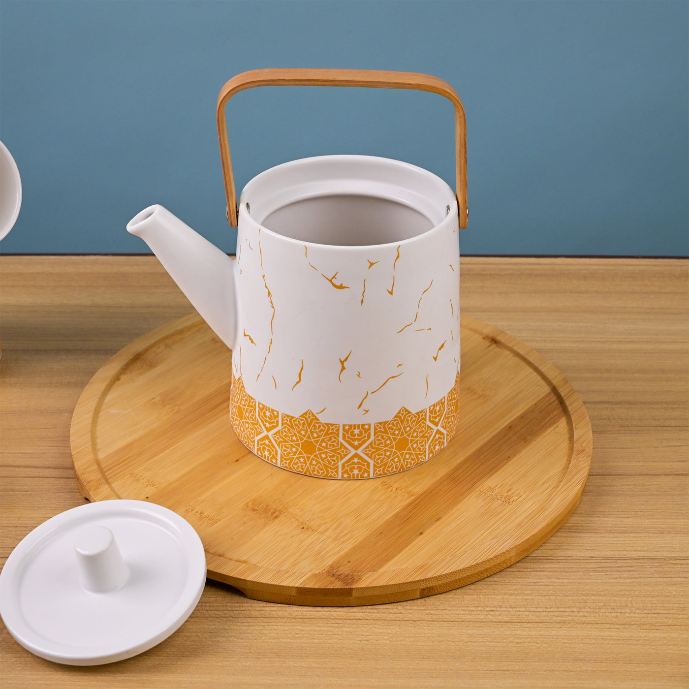 Bronze Decor White Tea Set Premium Gift View – Kairaus