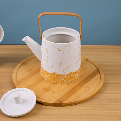 Bronze Decor White Tea Set Premium Gift View – Kairaus