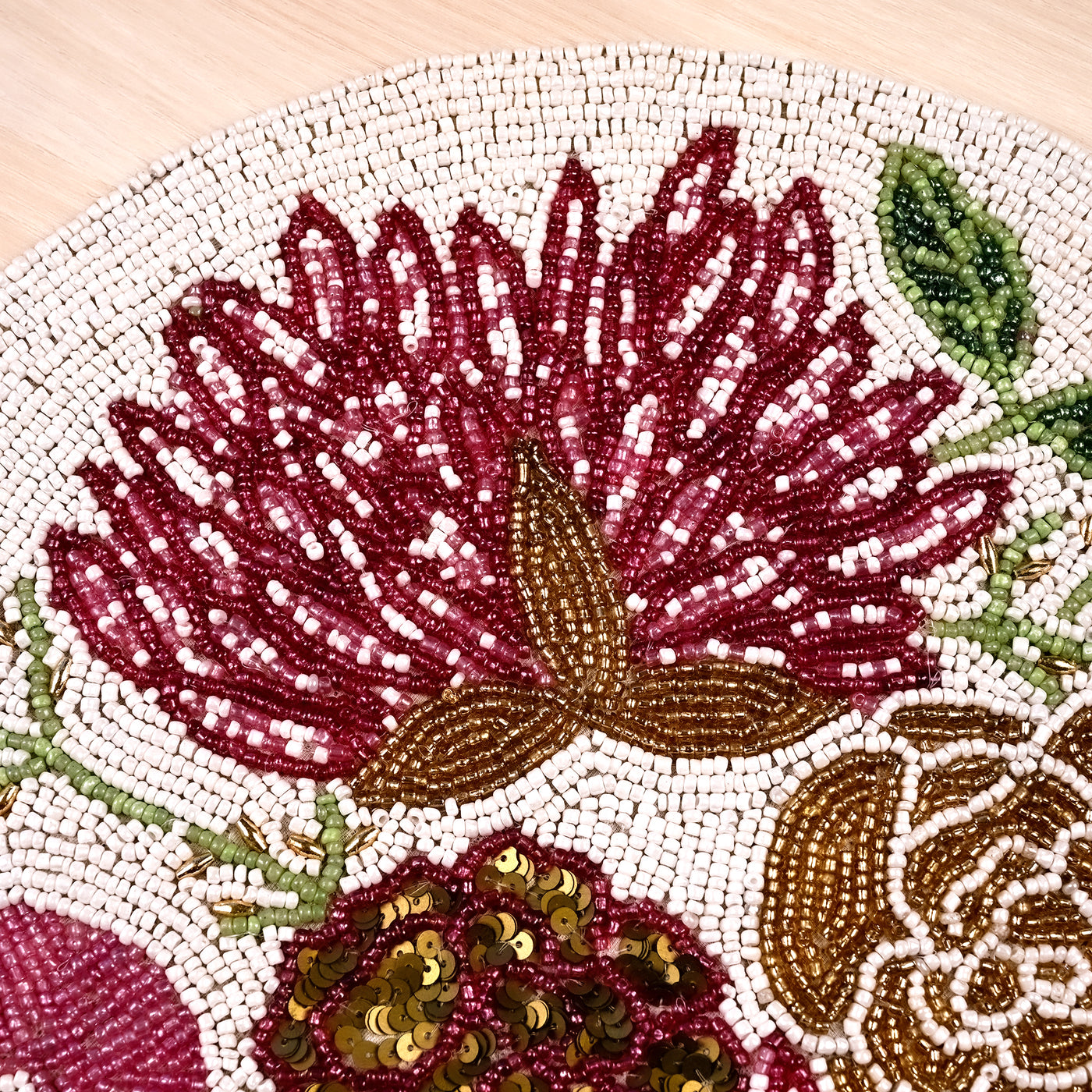 Floral Fantasy Beaded Mat