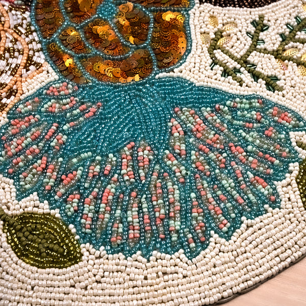 Garden of Blue Blossoms Mat