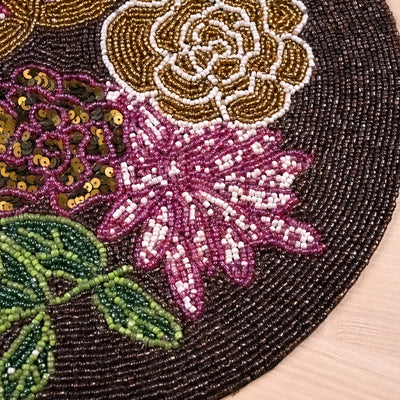 Elegant Handcrafted Floral Table Mat