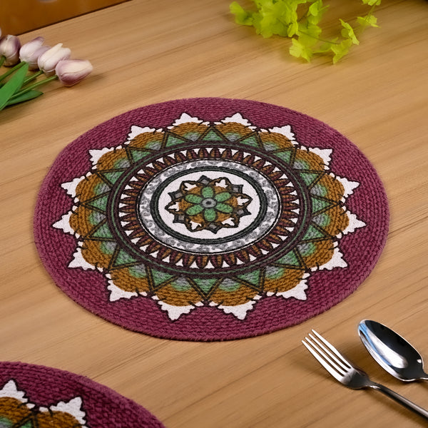 Turquoise Braided Placemat