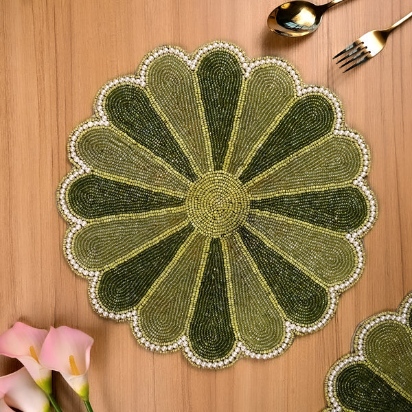 Beautifully Handcrafted Beaded Mat