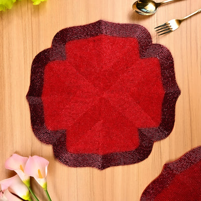 Luxury Burgundy Table Mat