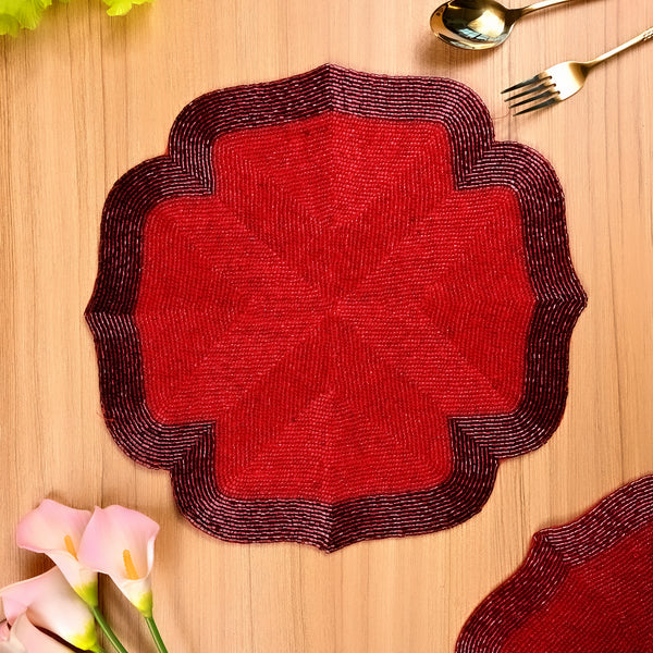 Luxury Burgundy Table Mat