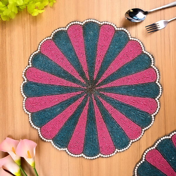 Chic Stripes Circular Table Mat