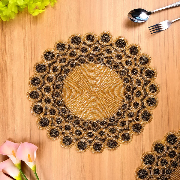 Handcrafted Beaded Table Mat