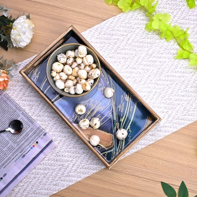Midnight Mystery Serving Tray (Set of 3)
