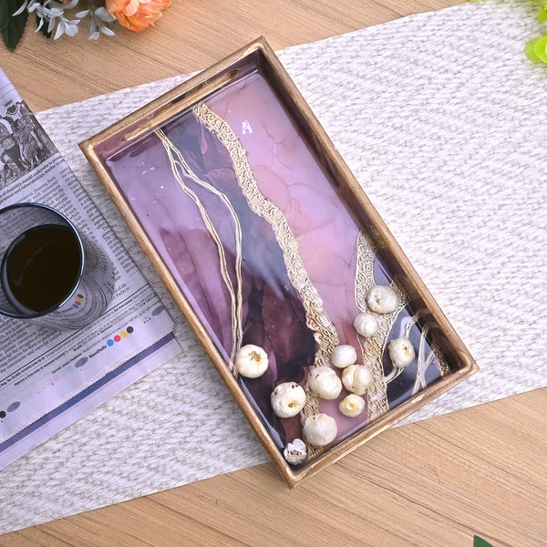 Designer Marble Serving Tray (Set of 3)