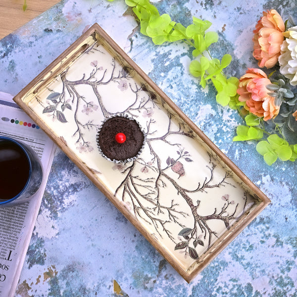 Chinoiserie Nature Cheer Serving Tray (Set of 3)