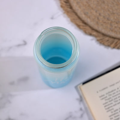 Premium Hello Master Glass Water Blue Bottle