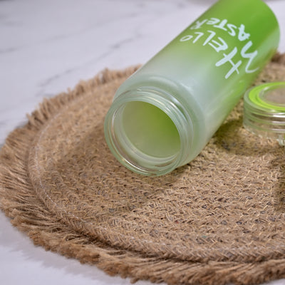 Premium Hello Master Glass Water Bottle