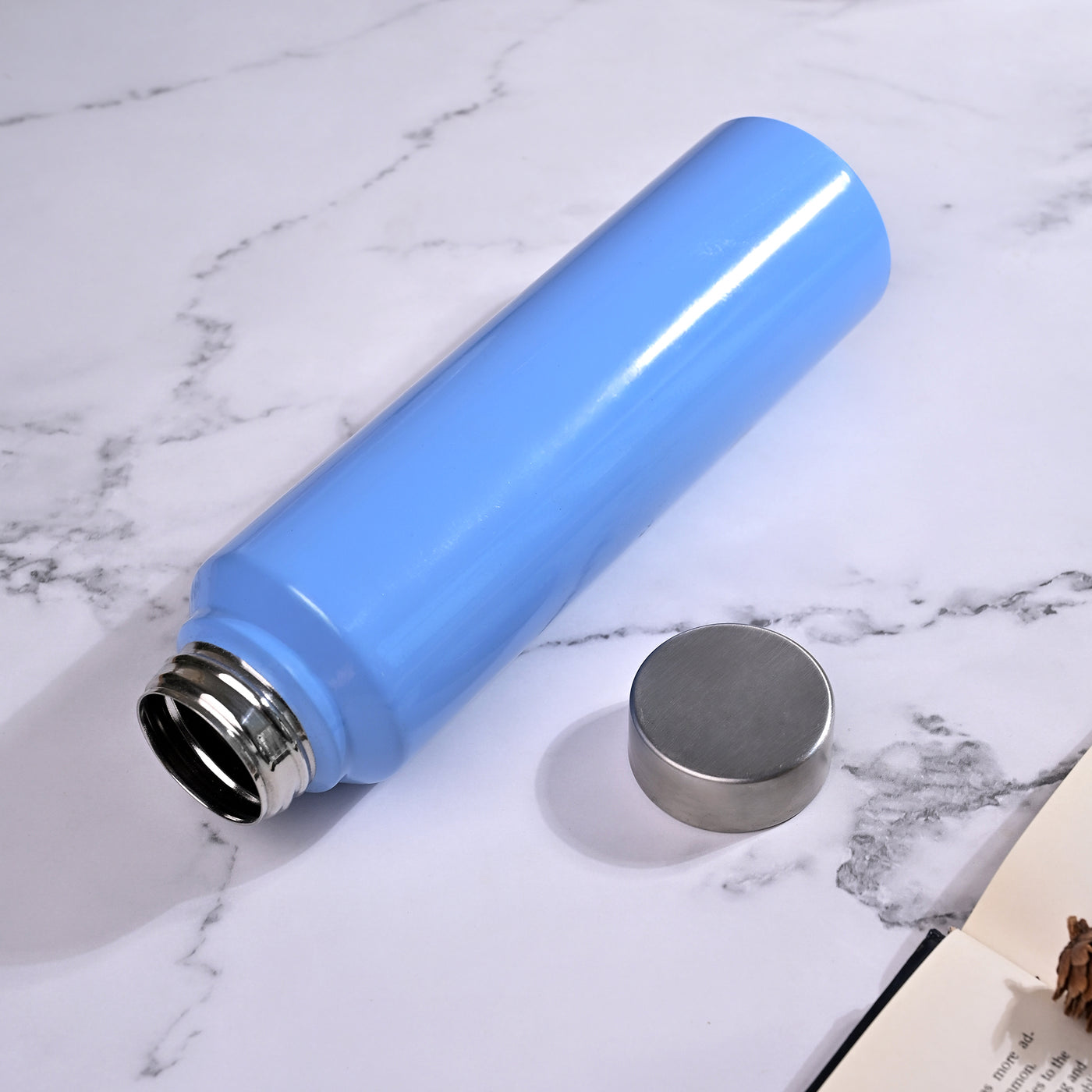 Blue Stainless Steel Water Bottle
