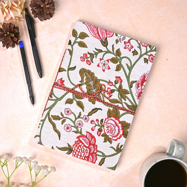Vibrant Floral Printed Cover Diary (10x7inch)