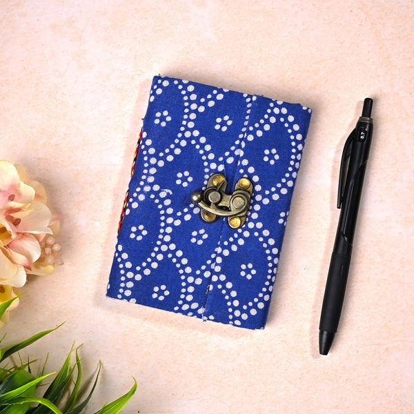 Aesthetic Handmade Diary with Lock (4x3inch)