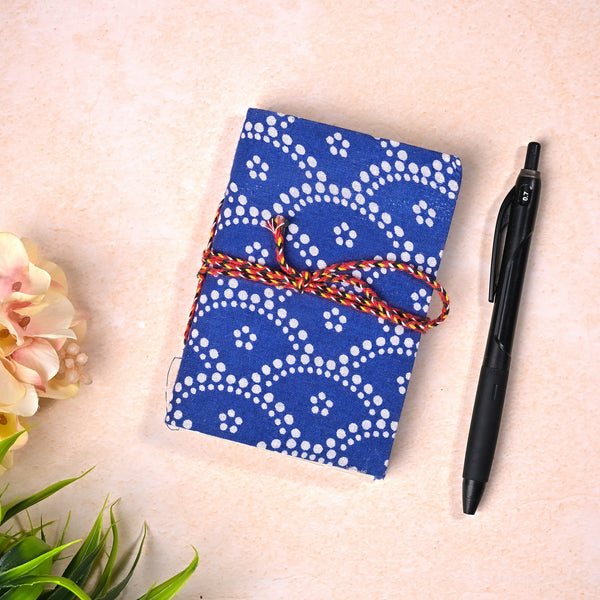Handblock Fabric Covered Diary (4x3inch)