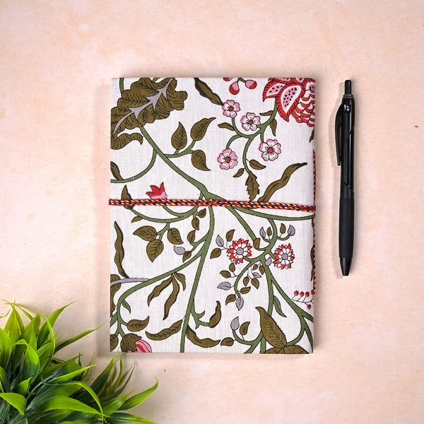 Vibrant Floral Printed Cover Diary (10x7inch)
