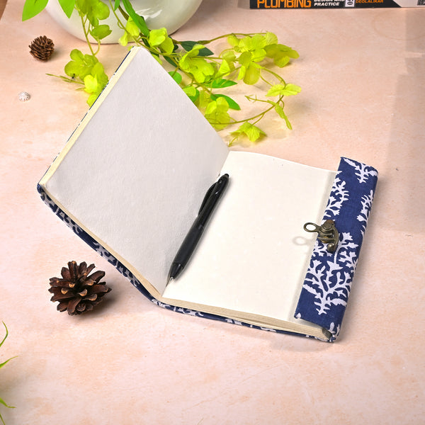 Artisan Dabu Print Lockable Diary (10x7inch)