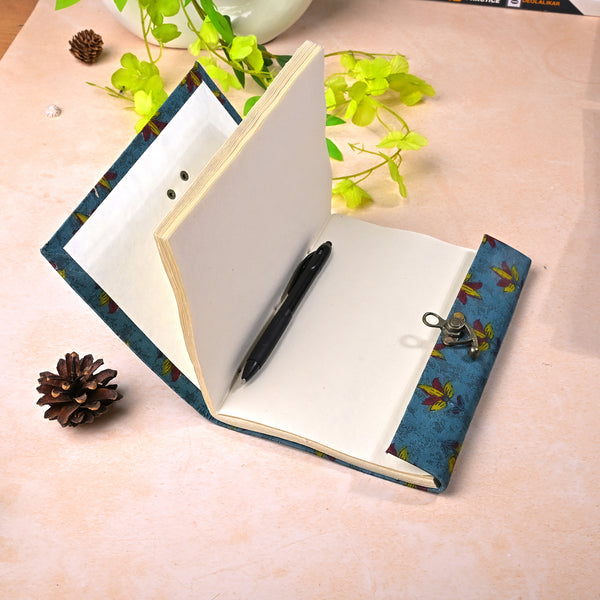 Stunning Blue Diary with Lock (4x3inch)
