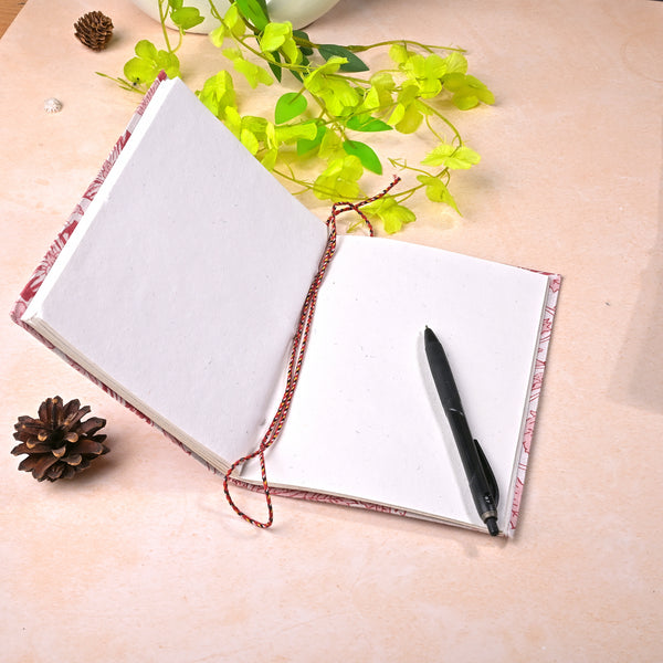 Floral Printed Handmade Diary (5x3.5inch)