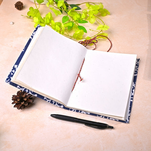 Charming Blue Handmade Diary (4x3inch)