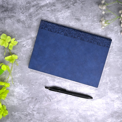 Royal Blue Rexine Cover Diary (6x8inch)