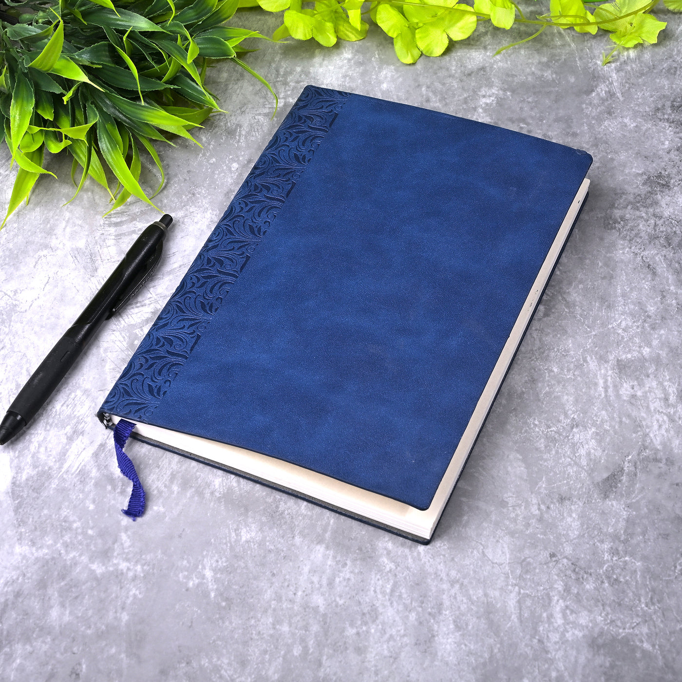 Royal Blue Rexine Cover Diary (6x8inch)