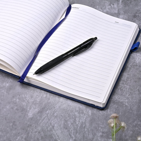 Blue Rexine Cover Diary (6x8inch)
