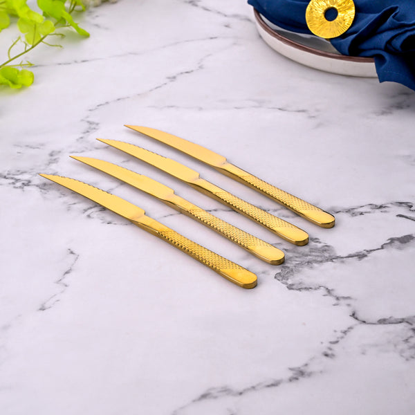 Radiant Gold Stainless Knife (Set of 4)