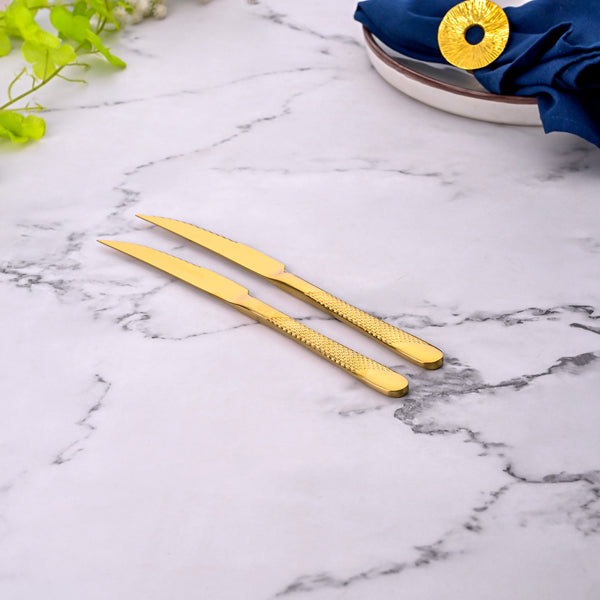 Radiant Gold Stainless Knife (Set of 2)